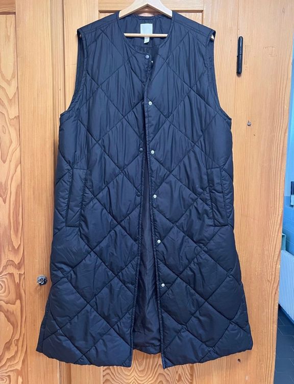 h-m-damen-steppgilet-lightweight-long-vest-neu-gr-s-kaufen-auf-ricardo
