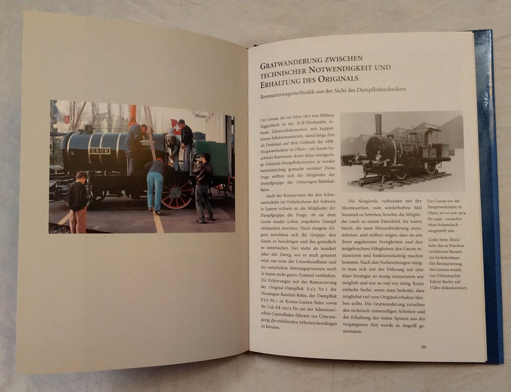 Libri: Eisenbahn Buch / Zahnrad Dampflok "Gnom" / Riggenbach – Usato da Bellach venduto da JingleJerry 7