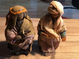 Schwarzenberger Krippenfiguren- härziges Hirtenpaar