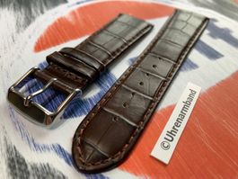 24mm Lederarmband braun, Lederband, bracelet de montre
