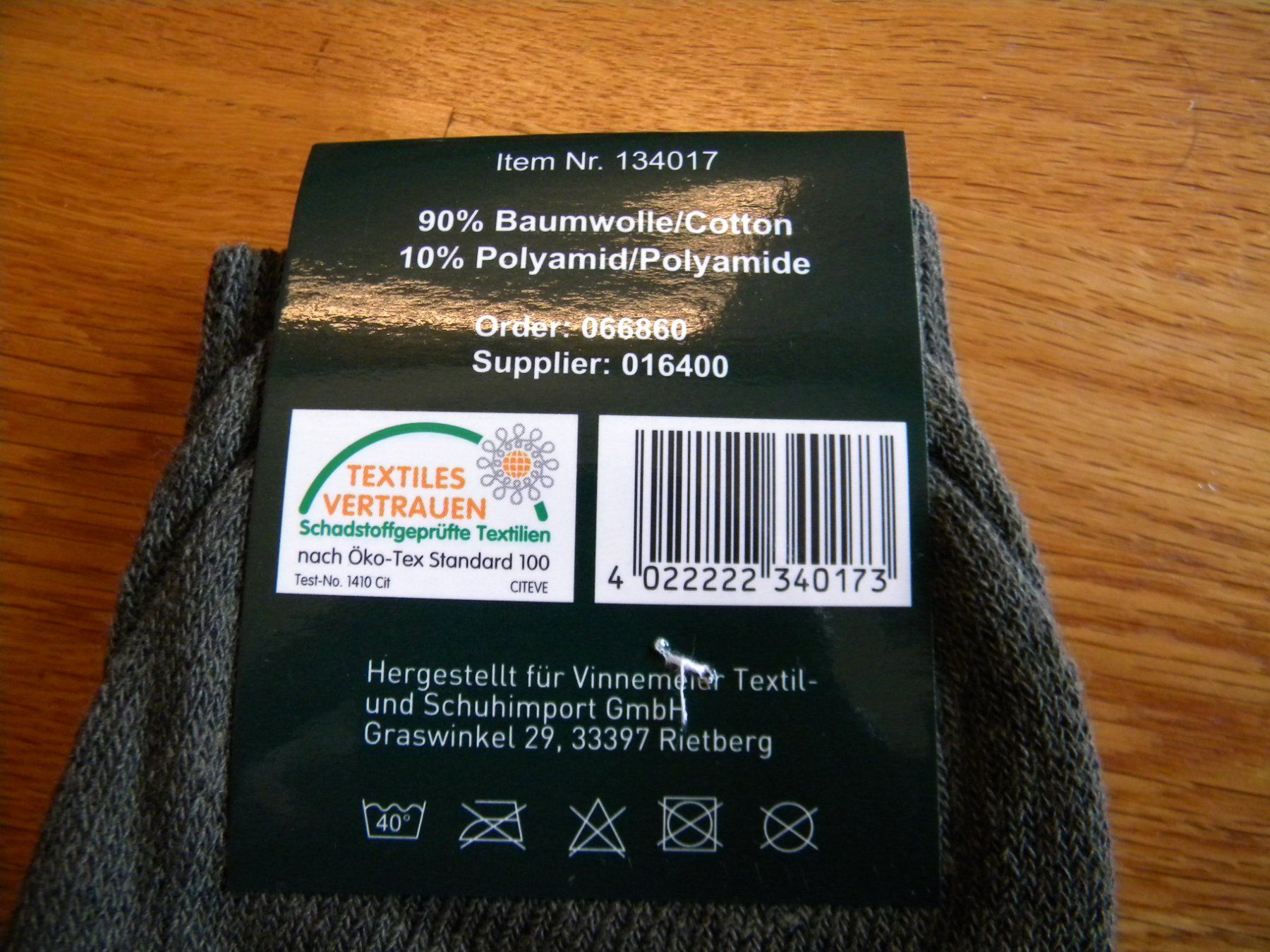 Calze: Warme Baumwoll-Socken 20x – Nuovo e nell'imballaggio originale da Bühler venduto da Wini100 2
