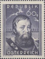 Österreich 949 140.Todestag von Andreas Hofer 1950 **