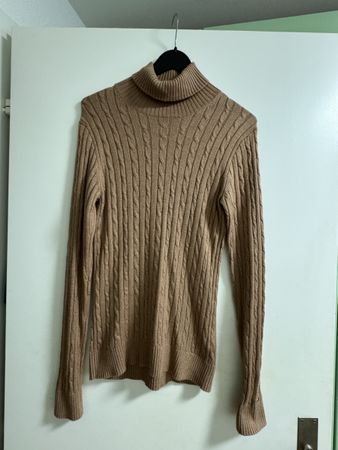 Tommy Hilfiger Rollkragenpullover, Beige, Grösse M
