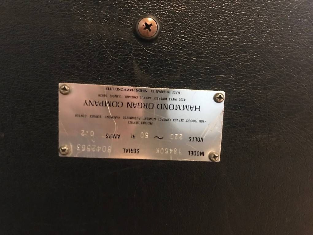 Strumenti musicali: Hammond Orgel B-250 – Usato da Weinfelden venduto da phi_7j97 4