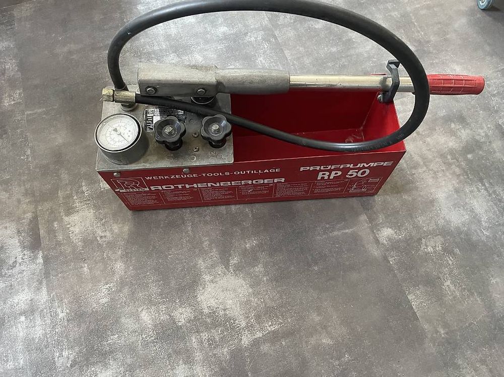 Rothenberger Heizungs Prüfpumpe RP50 (Gebraucht) in Riedt b. Erlen für ...
