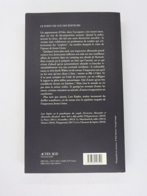 Libri: Lars Kepler - Lazare - 2019 – Usato da Porrentruy venduto da Kim017 1