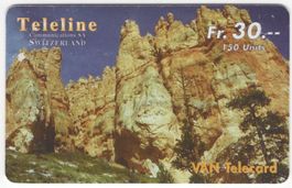 seltene TELELINE Prepaid Telefonkarte - USA