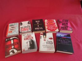 9 Gut erhaltenen Taschenbücher , Bücher