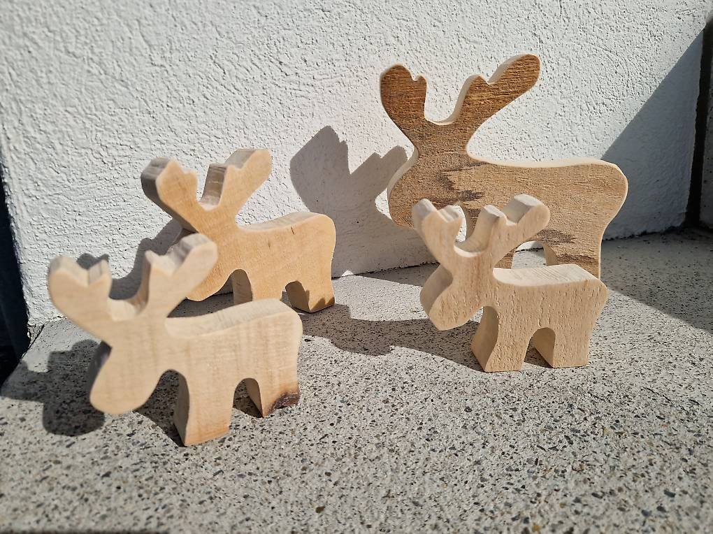 Holzartikel: Schweizer Arvenholz Elch ca 10cm – Neu und originalverpackt aus Thun von Schneeflckli 1