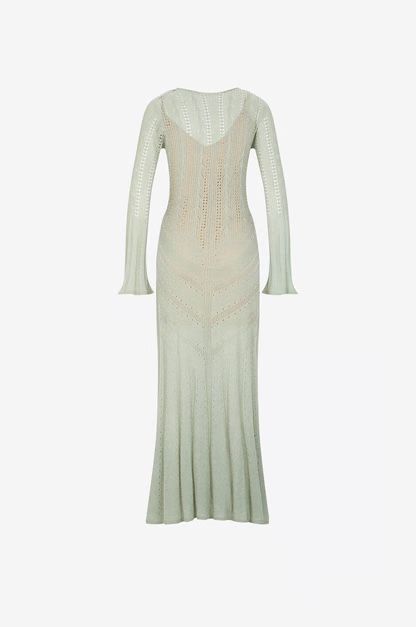 Vestiti: Figurbetontes langes Lochstrickkleid TWINSET – Nuovo (secondo la descrizione) da Oberglatt ZH venduto da Hero1512 1