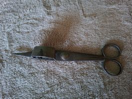 Sehr alte,Vintage Dochtschere aus Metall
