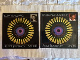 2x Schallplatten Slim Gallard & Big Band Classics