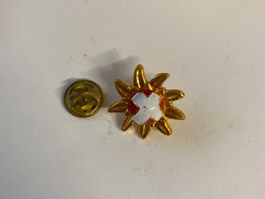 P'ins  soleil doré croix suisse