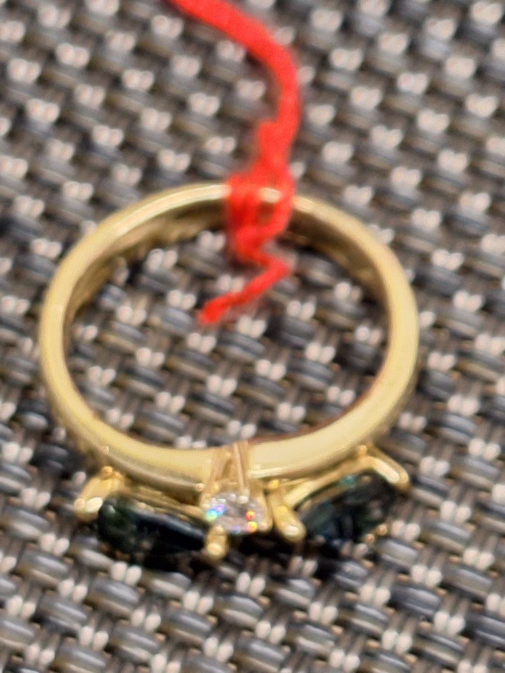 Ringe: Ring 750 GG. 2 Safire, Brillant – Neu und originalverpackt aus Rheinfelden von Cleopatra2000 4