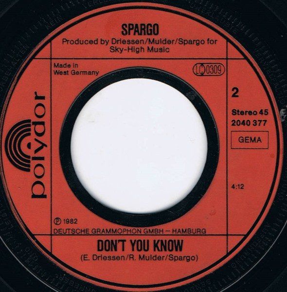 Schallplatten: Spargo: So Funny 7" – Gebraucht aus Steinhausen von Vilivinili 1