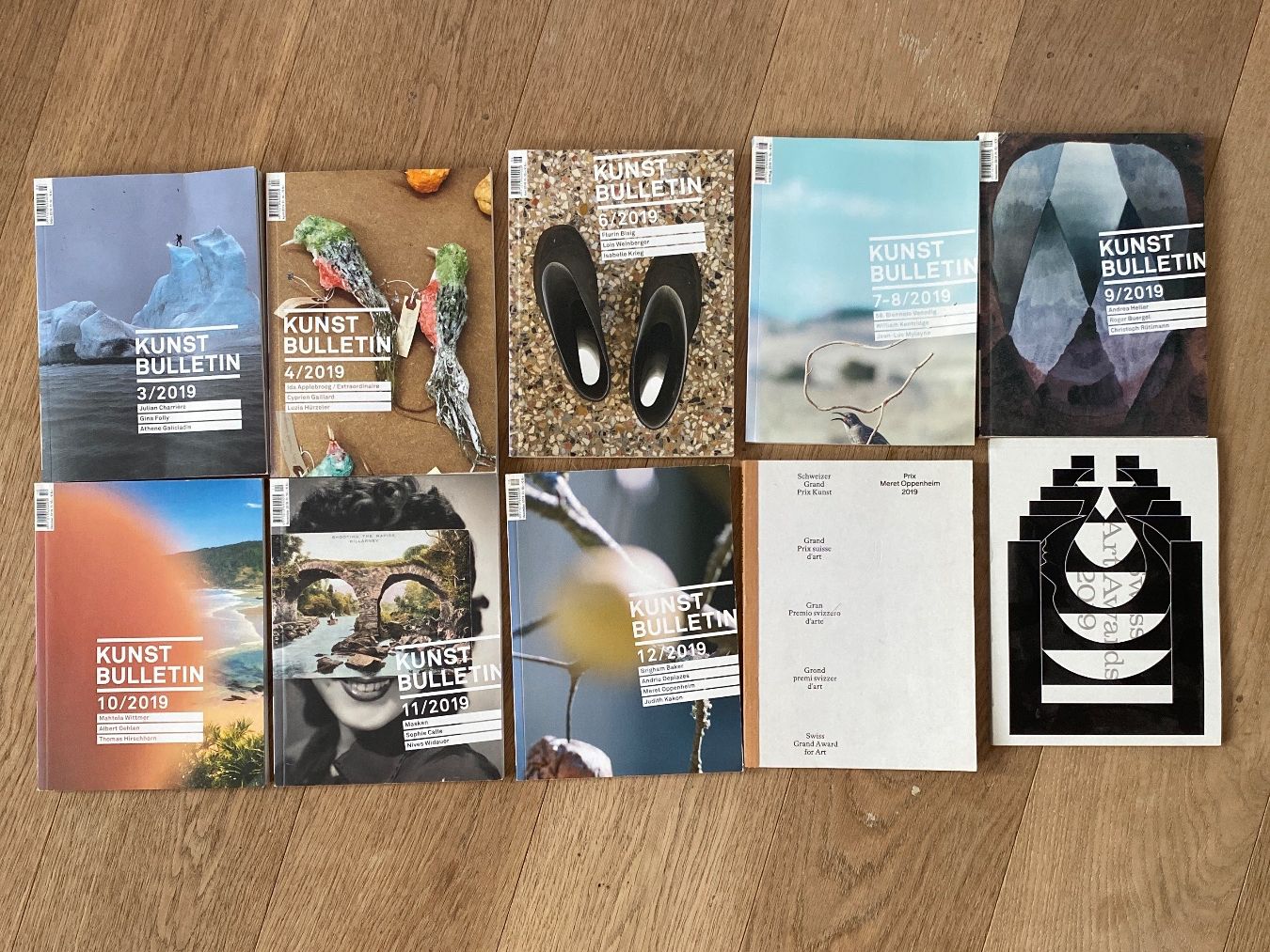 Riviste & Magazine: Kunst--Bulletin Ausgaben 2018 – Usato da Dübendorf venduto da Montclair