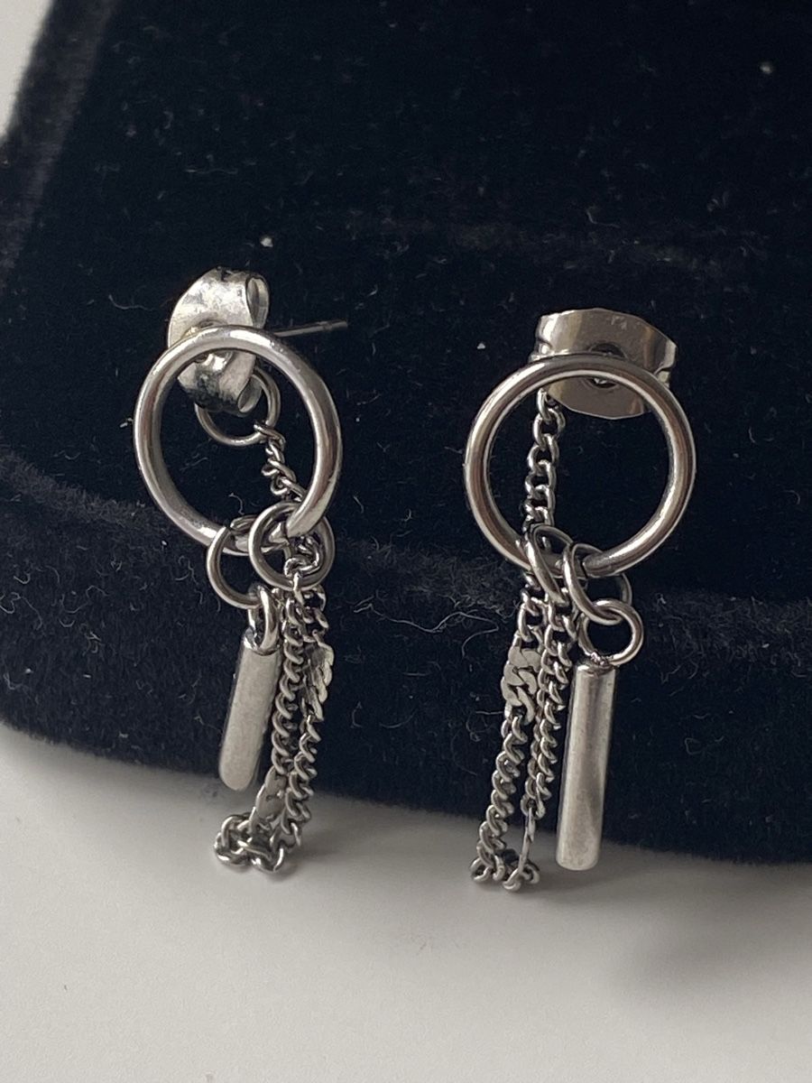 Orecchini pendenti & Orecchini a lobo: Silberne Edelstahl Ohrstecker – Nuovo (secondo la descrizione) da Givisiez venduto da dor_xb9k