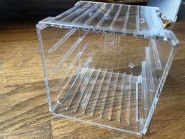 CD Regal Acryltransparent, stapelbar, neuwertig