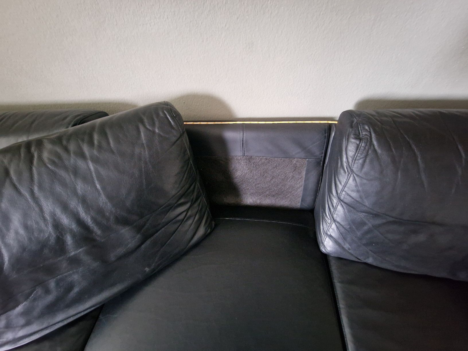 Sofas: Leder Sofa, schwarz, Echtleder – Gebraucht aus Elgg von bau_h7s2 6