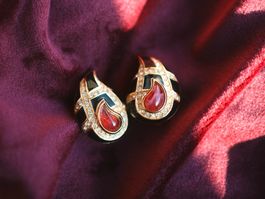 Vintage Ohrclips HENKEL & GROSSE