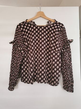 Bluse Blumenmuster