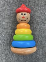 Holz Stapelturm Regenbogenfarben, Lernspielzeug, Top!