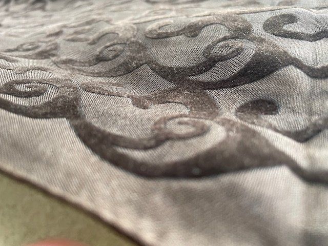 Foulards, Tücher & Schals: Samt-Organza Schal Braun – Gebraucht aus La Conversion von angel-gini 2