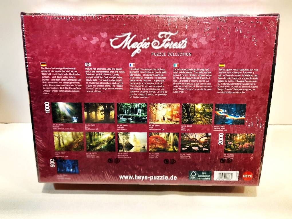Heye Puzzle: PUZZLE "Magic Forests" HEYE 1000 (Neu+OVP) – Nuovo e nell'imballaggio originale da Buttwil venduto da Uersu 2