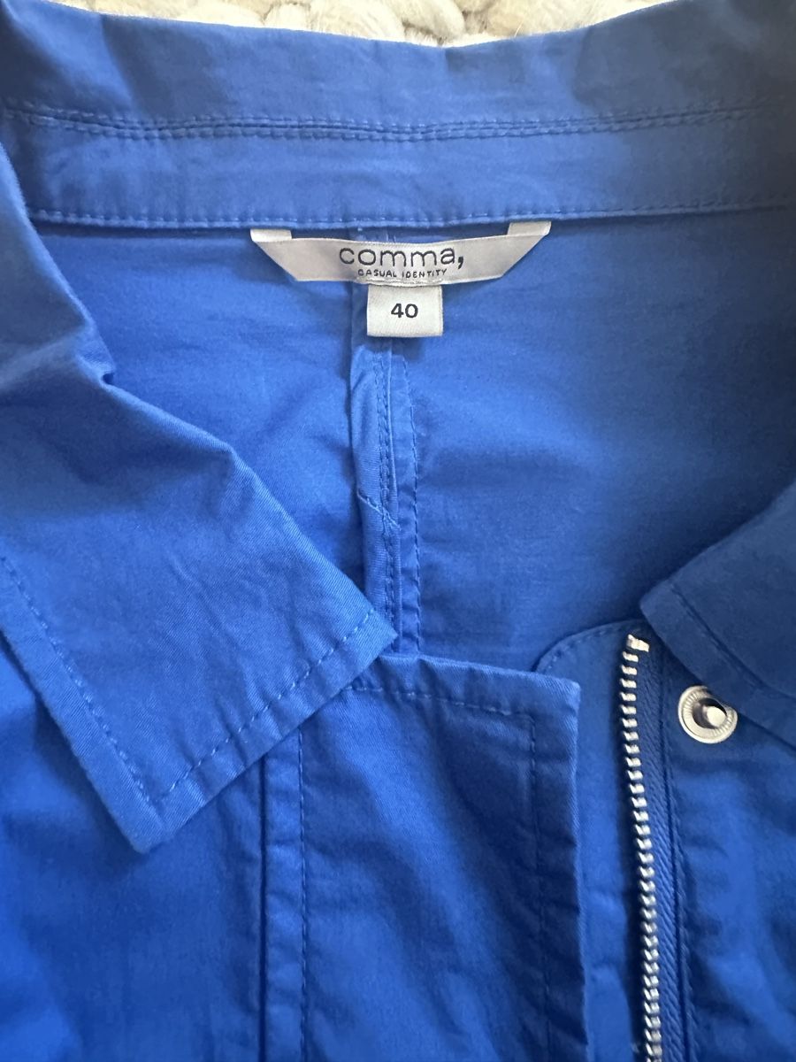 Comma Giacche: STYLISCHE BLAUE JACKE VON COMMA – Nuovo (secondo la descrizione) da Schaffhausen venduto da rot_yyy7 4