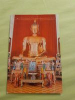 Carte postale vintage Thaïlande Bouddha doré Rare! État