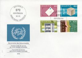 1976 13-13 UPU Weltpostverein Bern FDC
