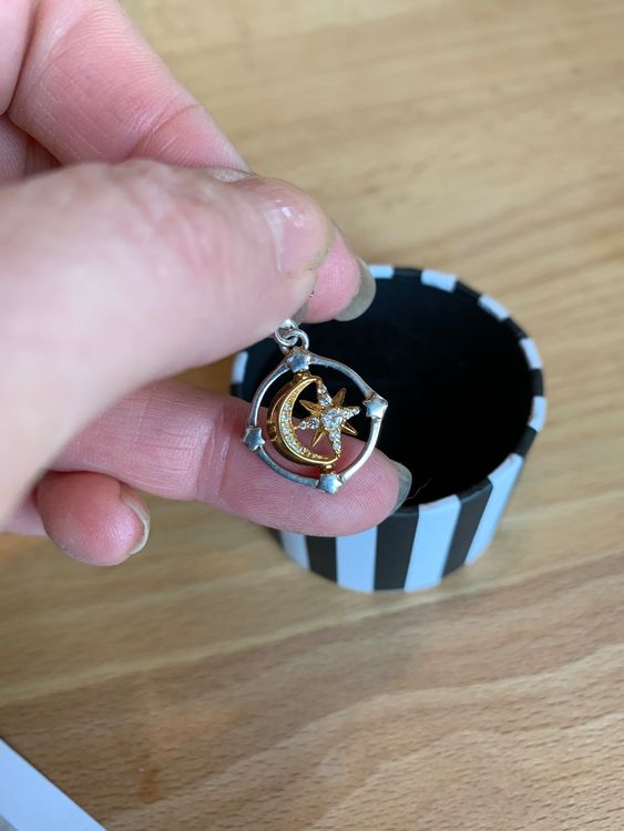 Breloque Thomas Sabo Soleil Lune Étoiles - Argent 925, Pendentif Pour Bracelet Charm Club, Idée Cadeau Femme