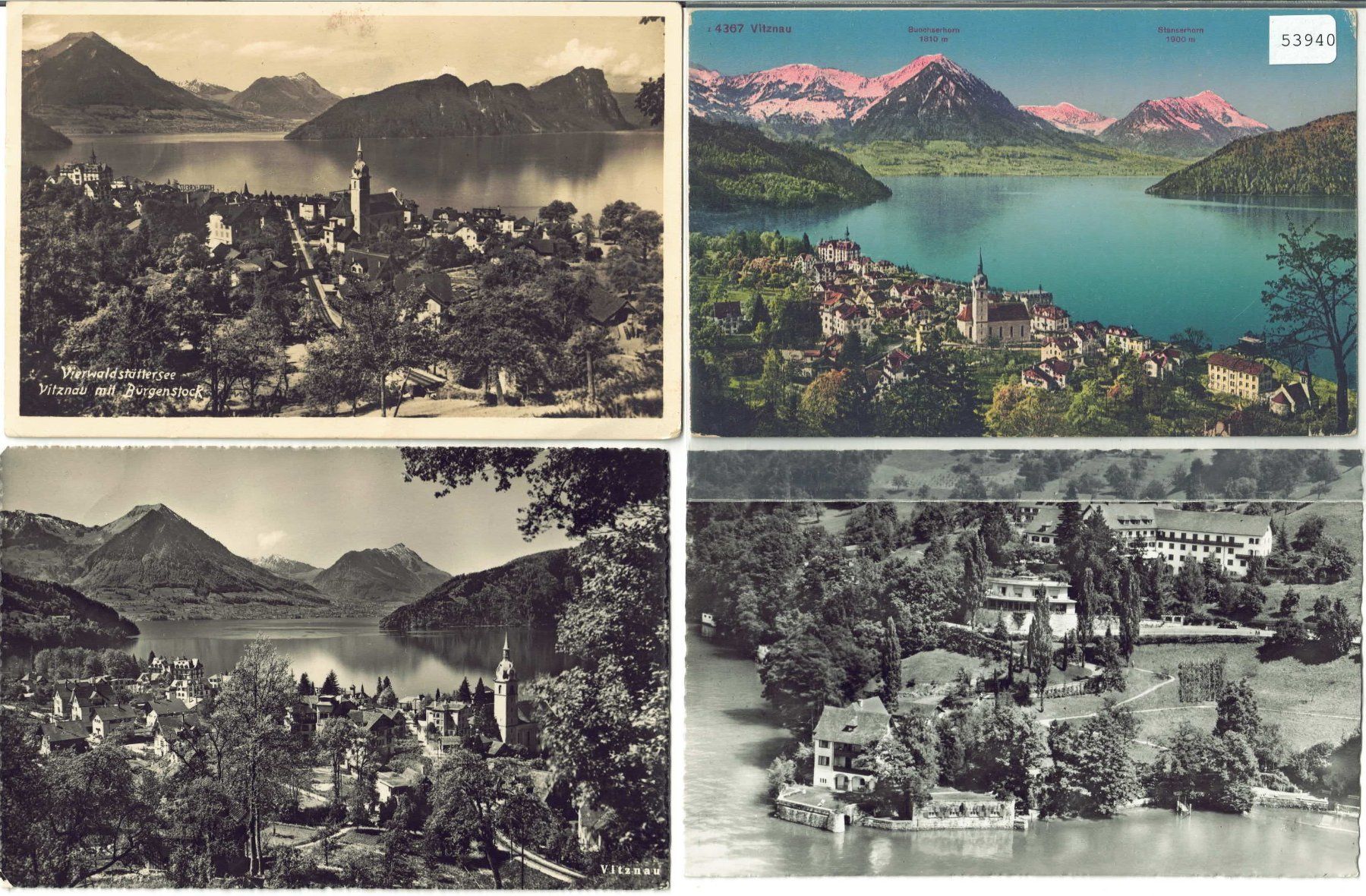 Cartes postales: 4 AK - Vitznau – D'occasion à Ettingen par Kartenplanet