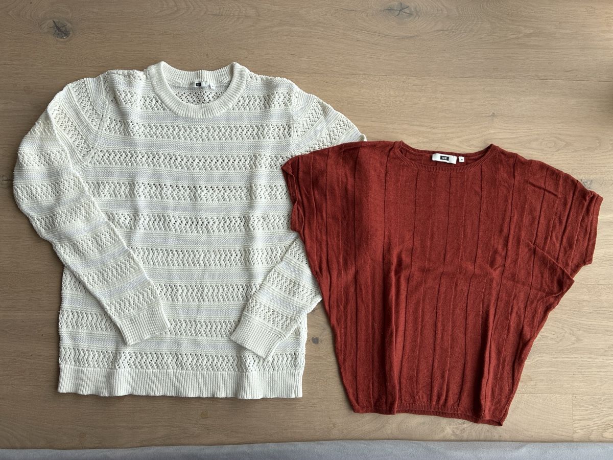 We Lots de vêtements: WE Pullover weiss und Tshirt rostrot  – D'occasion à St.Gallen par mha_x7cf