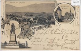 Souvenir de Yverdon - Litho 1898