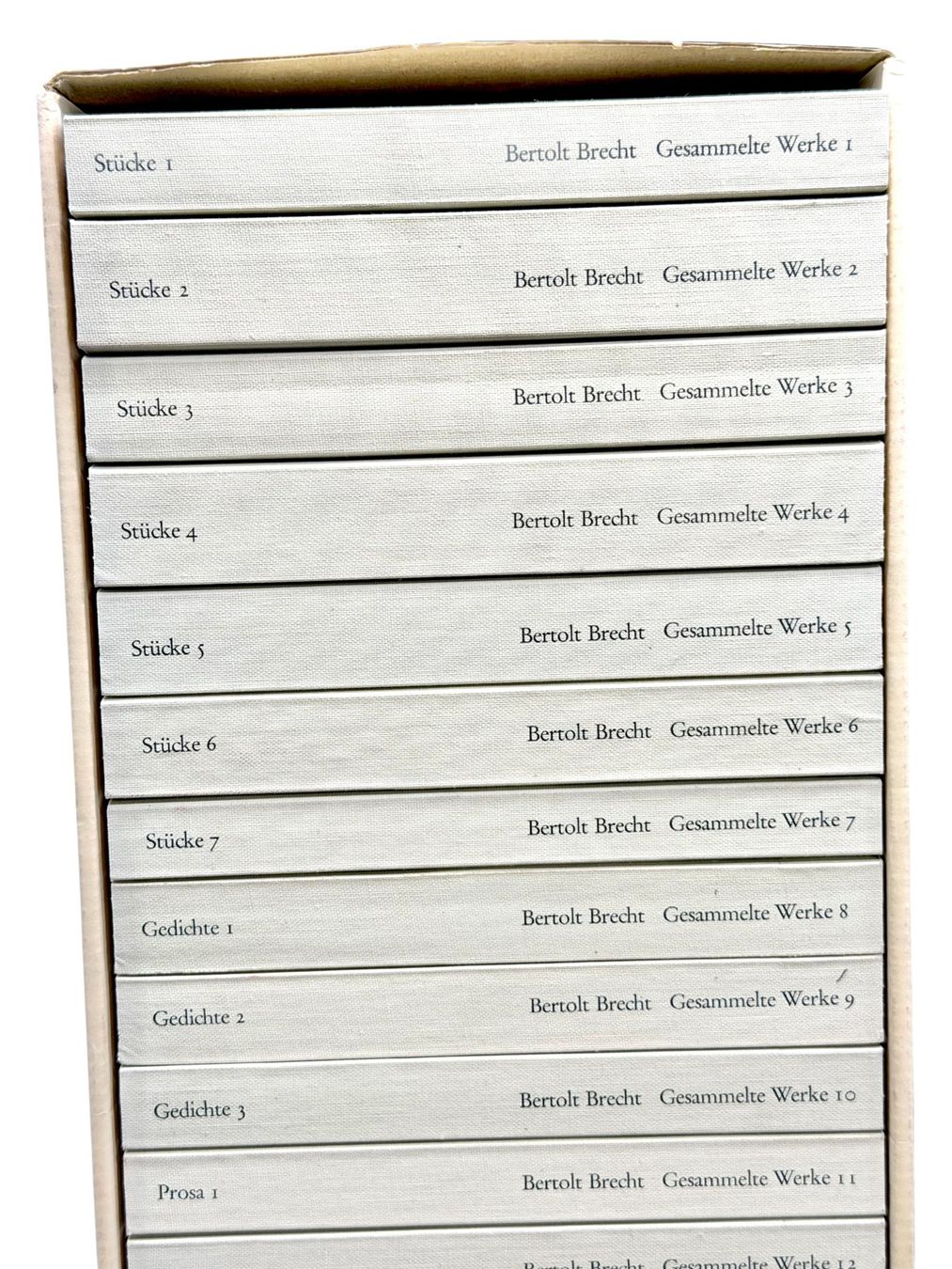 Libri: Bertolt Brecht, Sämtliche Werke 20 Bänden, édition complète – Usato da Morges venduto da vintix 4