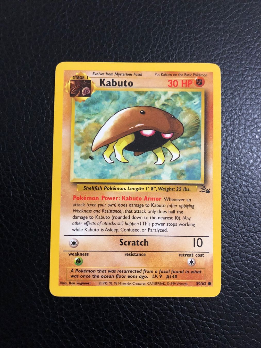 Pokémon Cartes à collectionner: Fossil Kabuto 50/62 Ab 1 – D'occasion à Paradiso par Pkmn10