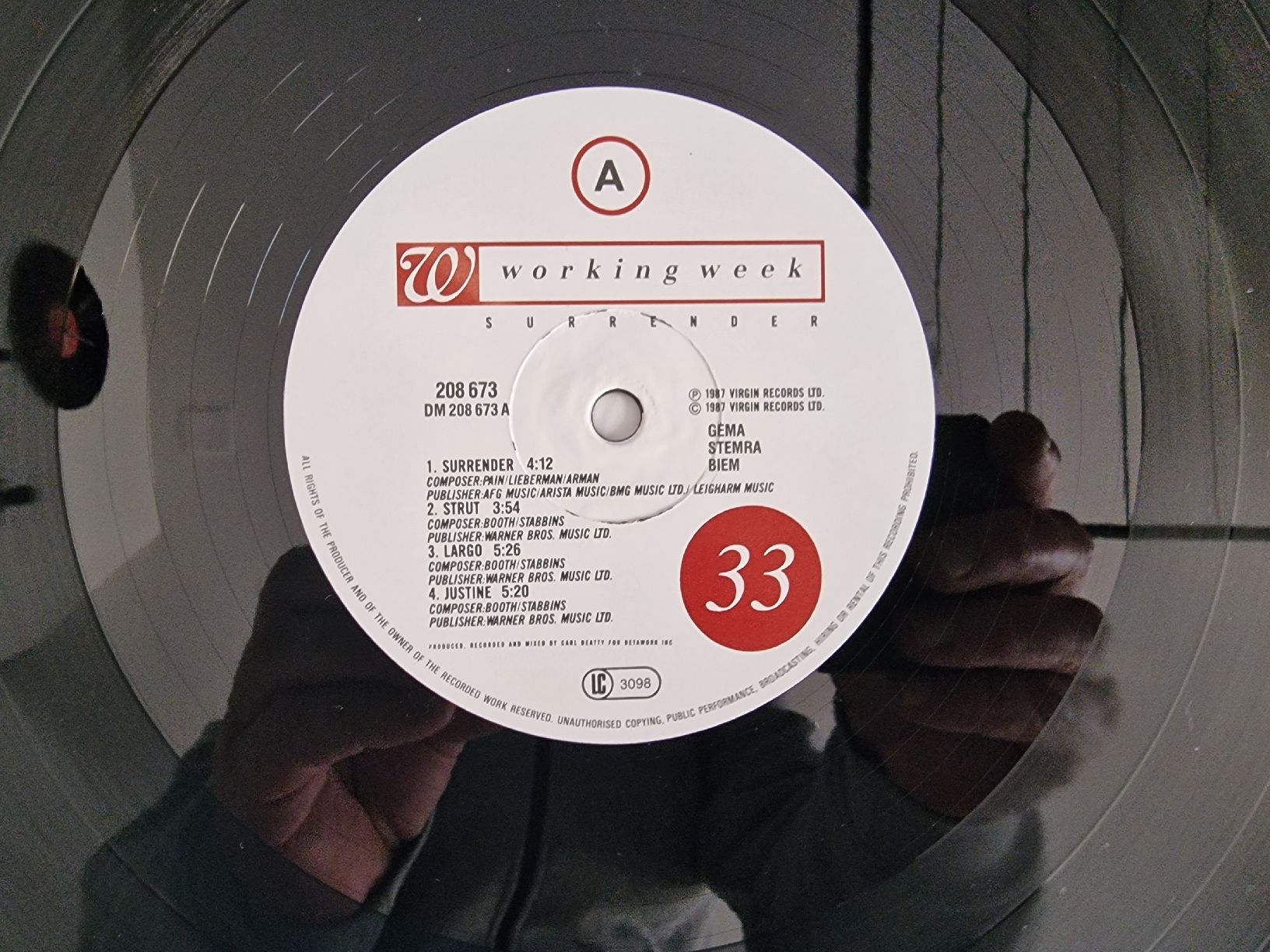 Schallplatten: Working Week - Surrender – Gebraucht aus Pfaffnau von gunport 4