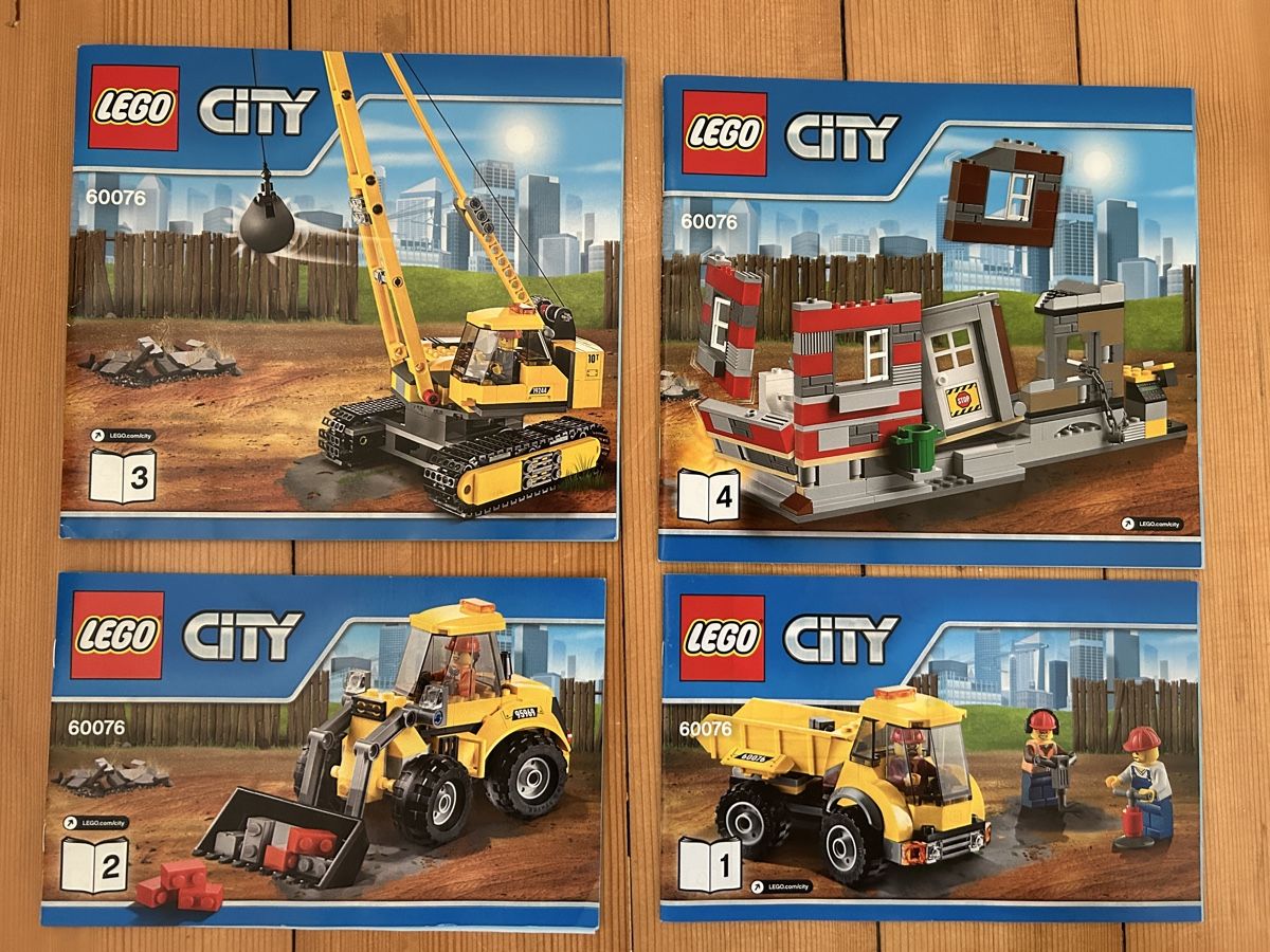 Lego Giocattoli: Lego City Abrissgelände Set – Usato da Münchenbuchsee venduto da Jeff_the_Landshark