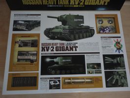 Tamiya KV-2 Gigant 1:16 RC Panzer Tank, Rarität