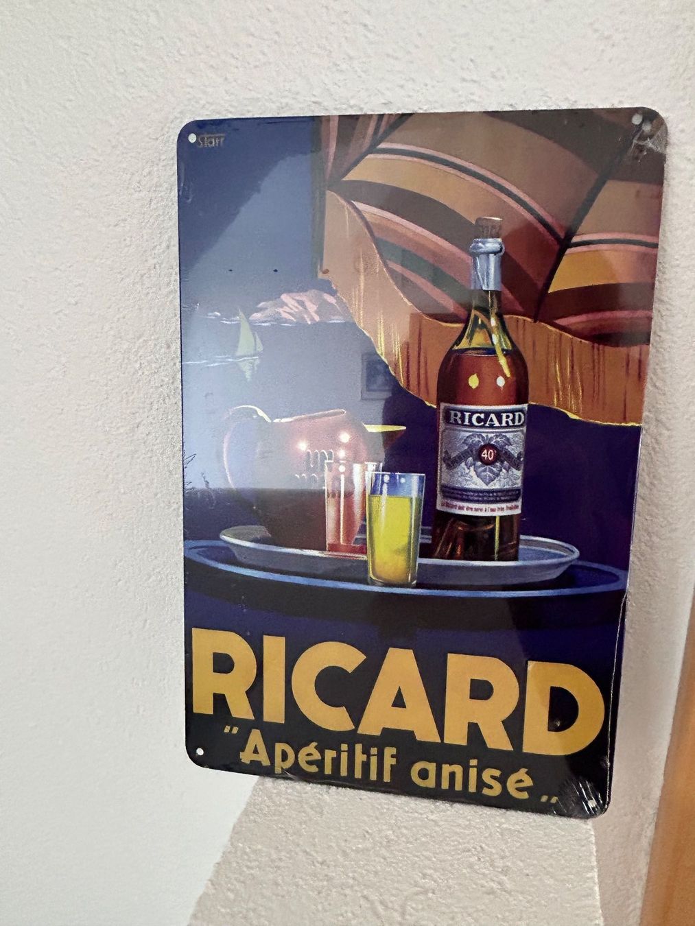 Insegne: Kleines Blechschild "RICARD" – Usato da Eschenz venduto da glaro14