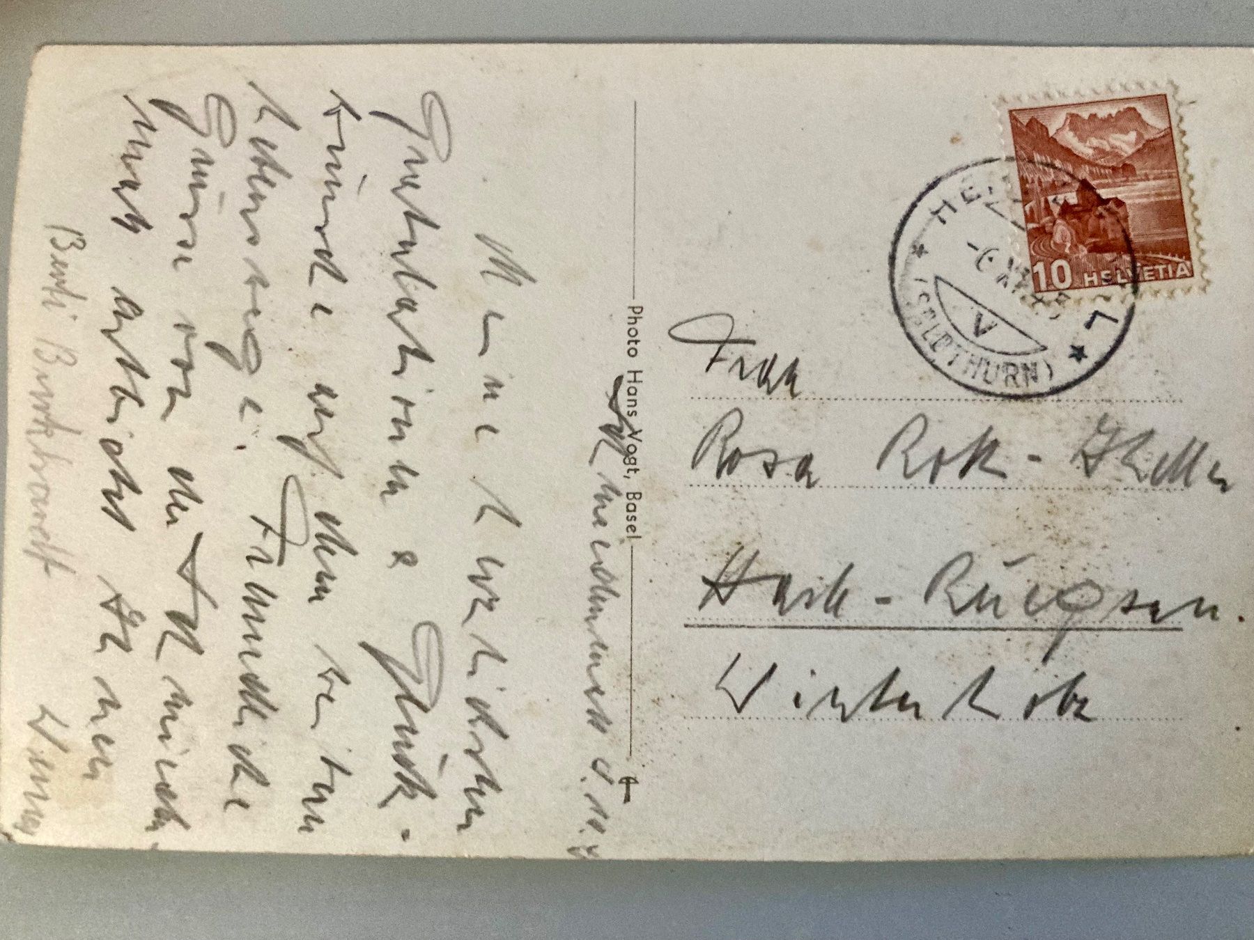 Cartoline postali: Hintere Schmiedenmatt – Usato da Rüegsauschachen venduto da Andyalfredo 1