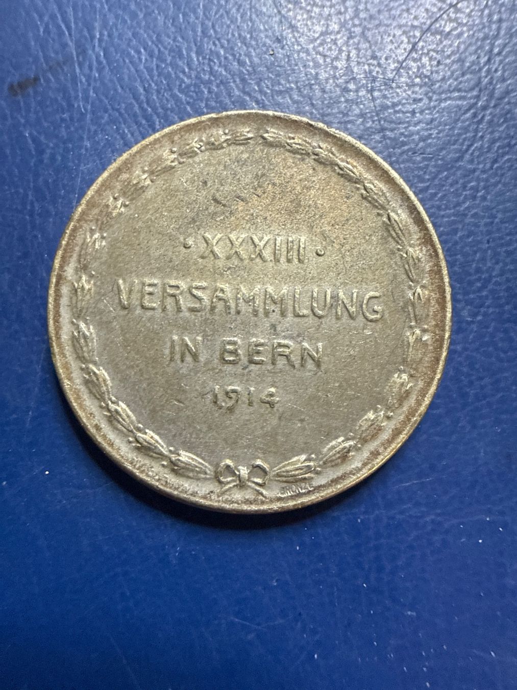 Medaglie: Medaille Gesellschaft Ehemaliger Polytechniker Bern 1914 – Usato da Derendingen venduto da iven70 1