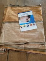 Baby-Tragetuch Dolcino braun gestreift mit Anleitung