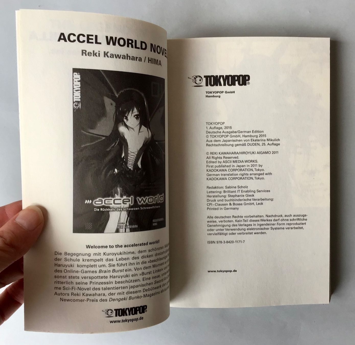 Fumetti: Manga - Comic: accel World, Band 1 – Nuovo e nell'imballaggio originale da Bubendorf venduto da Alpenheidi 3