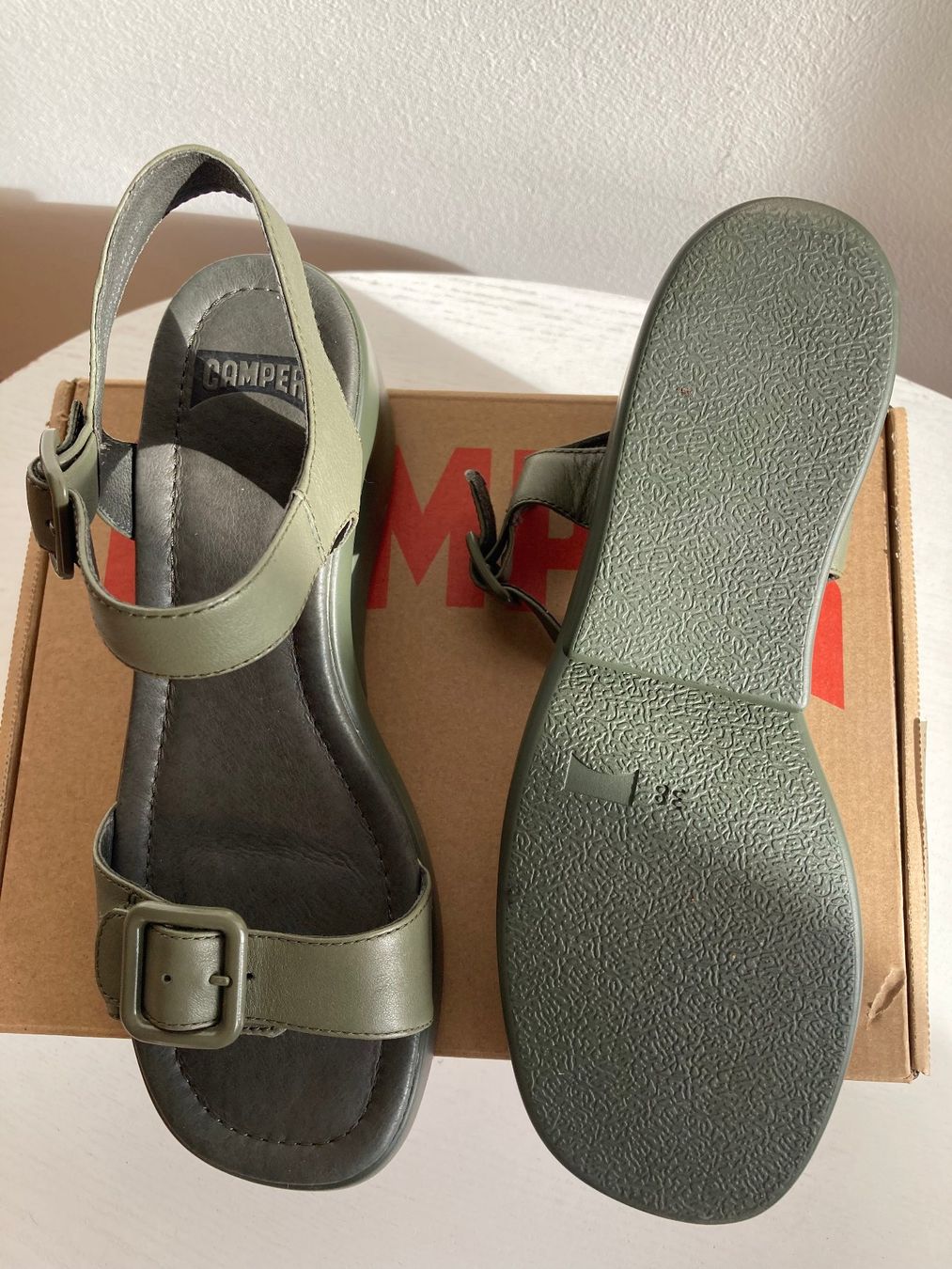 Camper Scarpe da donna: Camper Keilsandaletten 38 – Nuovo (secondo la descrizione) da Basel venduto da bil_8mvw 1