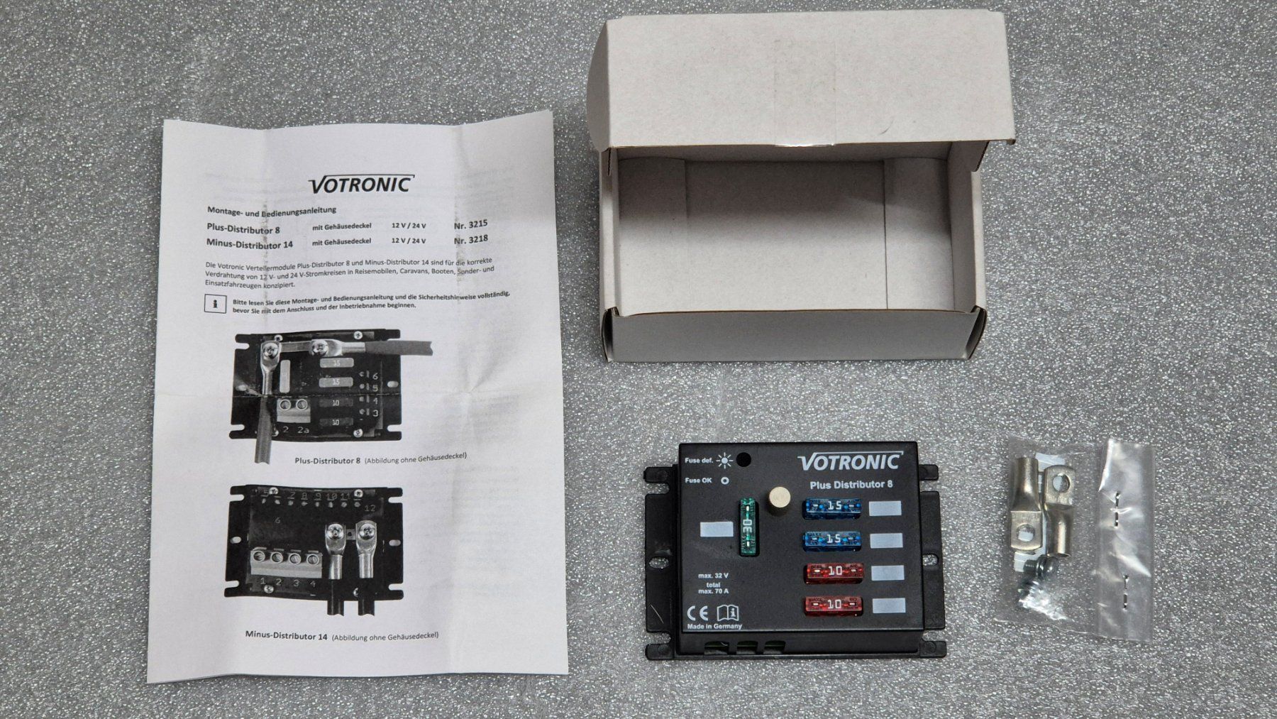 Votronic Composants électroniques: Votronic Plus-Distributor 8 – D'occasion à Rorbas par NexoDeal 1