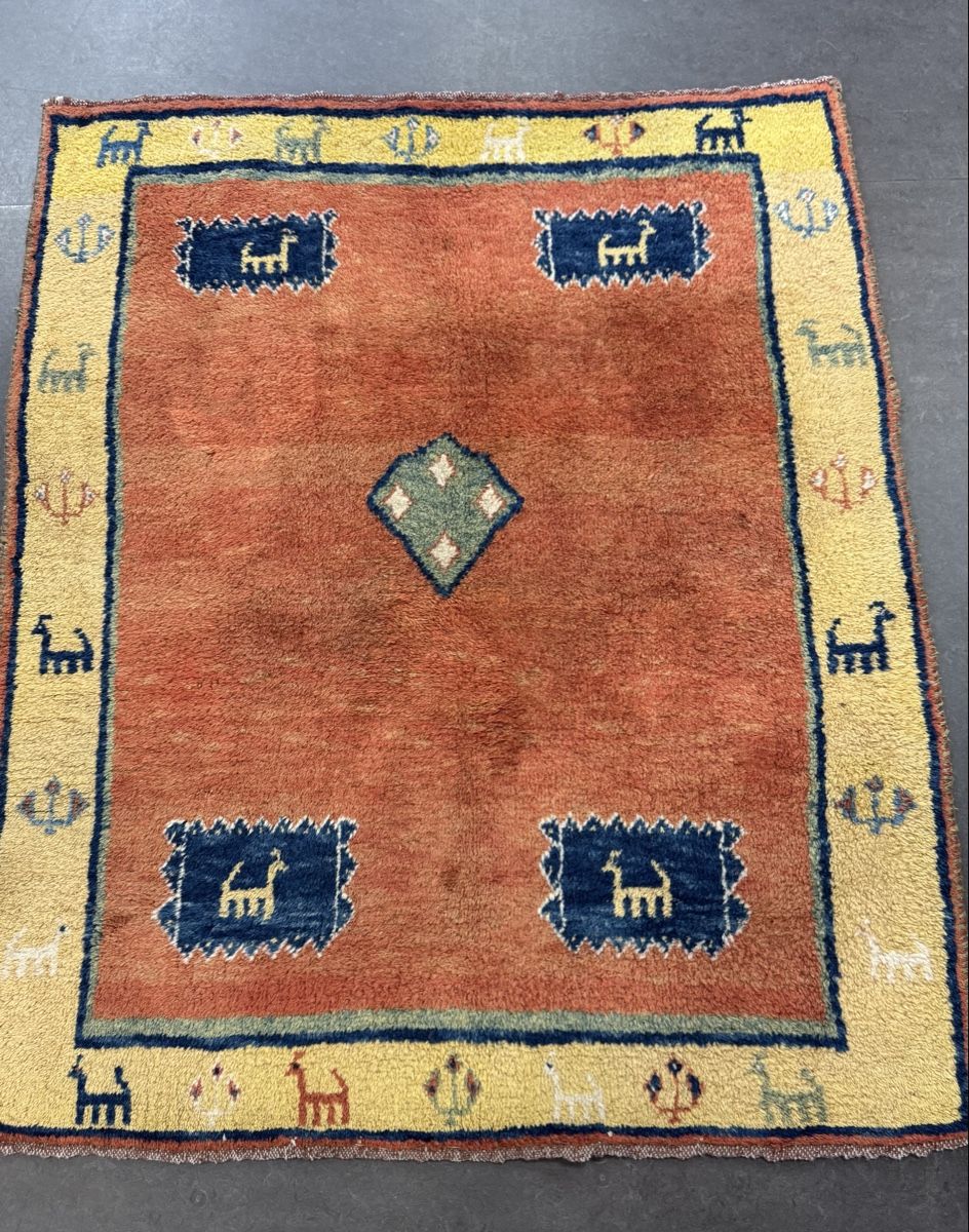 Tappeti: Orientteppich Gabbeh mit Tiermotiven – Nuovo (secondo la descrizione) da Liestal venduto da galerie_nategh