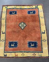 Orientteppich Gabbeh mit Tiermotiven