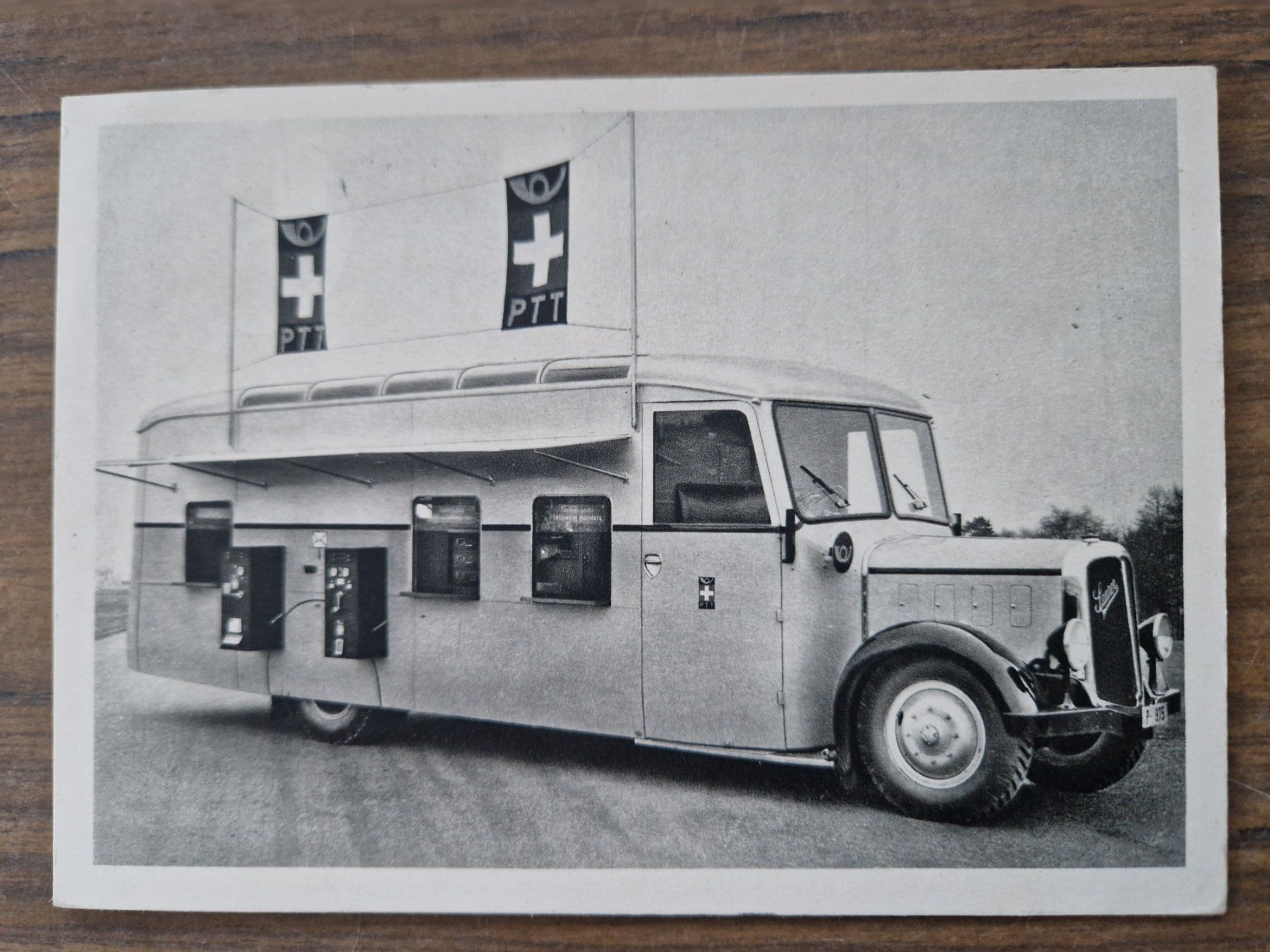 Cartoline postali: Ansichtskarte Postauto 1937 – Usato da Mörschwil venduto da aik_x8mc
